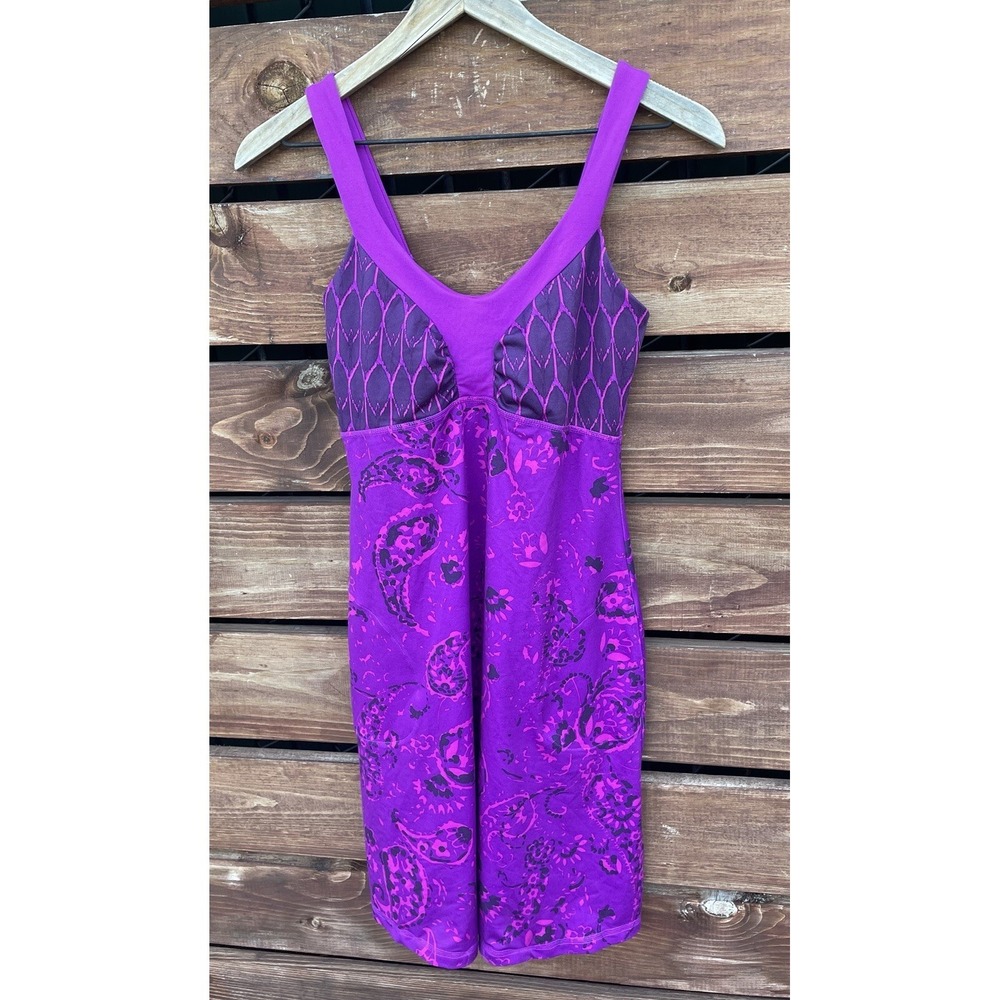 The North Face Purple Paisley Tank Dress‎ Side Pockets *Size XS